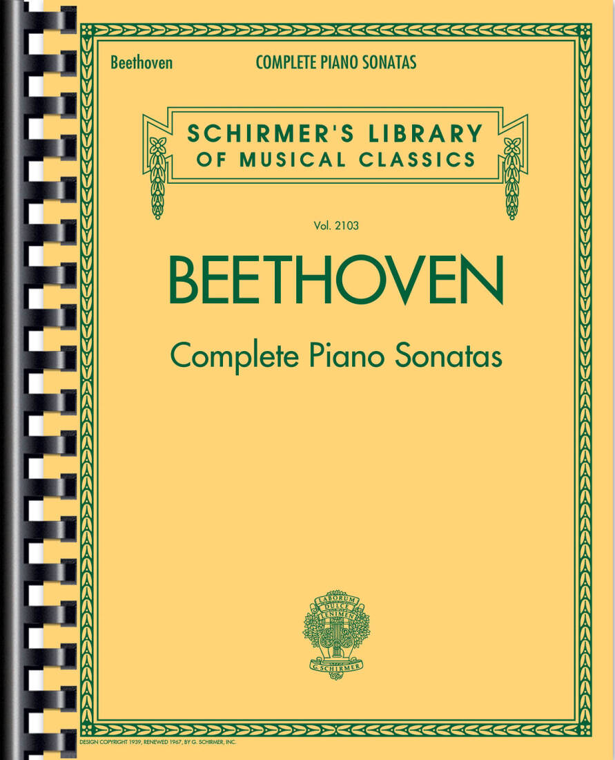 Complete Piano Sonatas - Beethoven - Book/Spiral Bound
