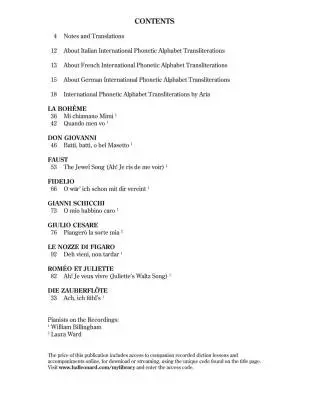 Selected Opera Arias - Larsen - Soprano - Book/Audio Online