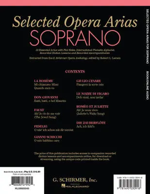 Selected Opera Arias - Larsen - Soprano - Book/Audio Online