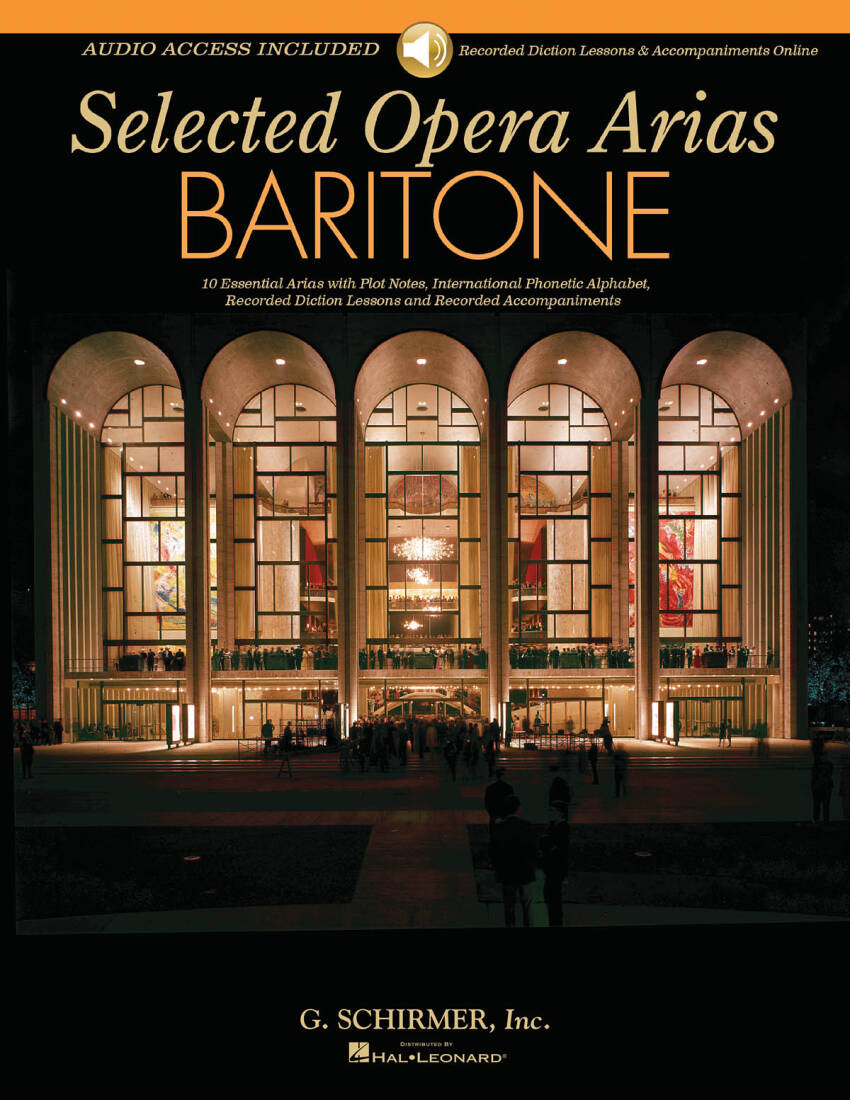 Selected Opera Arias - Larsen - Baritone - Book/Audio Online