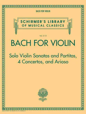 G. Schirmer Inc. - Bach for Violin - Book