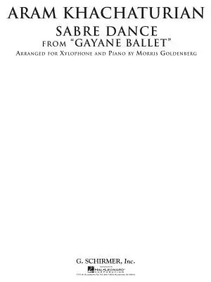 G. Schirmer Inc. - Sabre Dance (from Gayane Ballet) - Khachaturian - Xylophone/Piano - Sheet