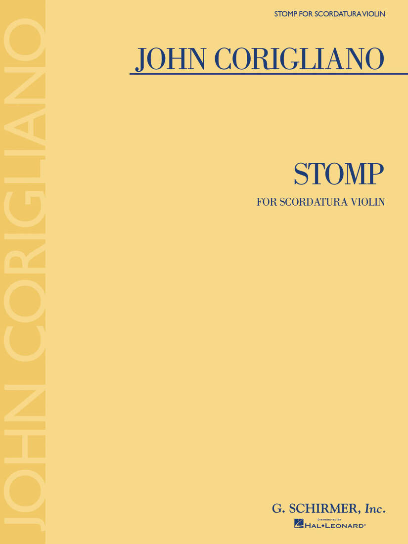 Stomp - Corigliano - Scordatura Violin - Sheet