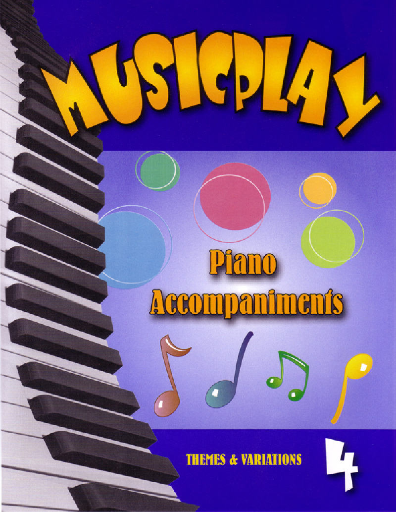 Musicplay 4 - Gagne - Piano Accompaniments - Book