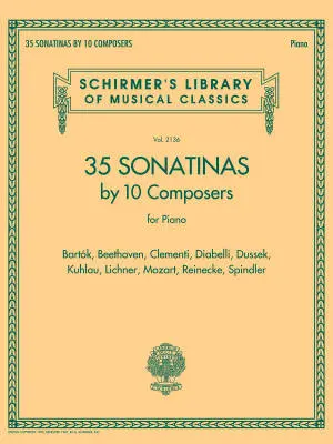 G. Schirmer Inc. - 35 Sonatinas by 10 Composers - Piano - Book