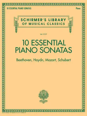 G. Schirmer Inc. - 10 Essential Piano Sonatas - Various - Piano - Book