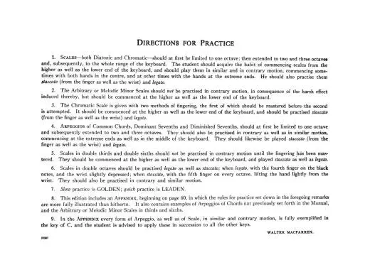 Scale and Arpeggio Manual - MacFarren - Piano - Book