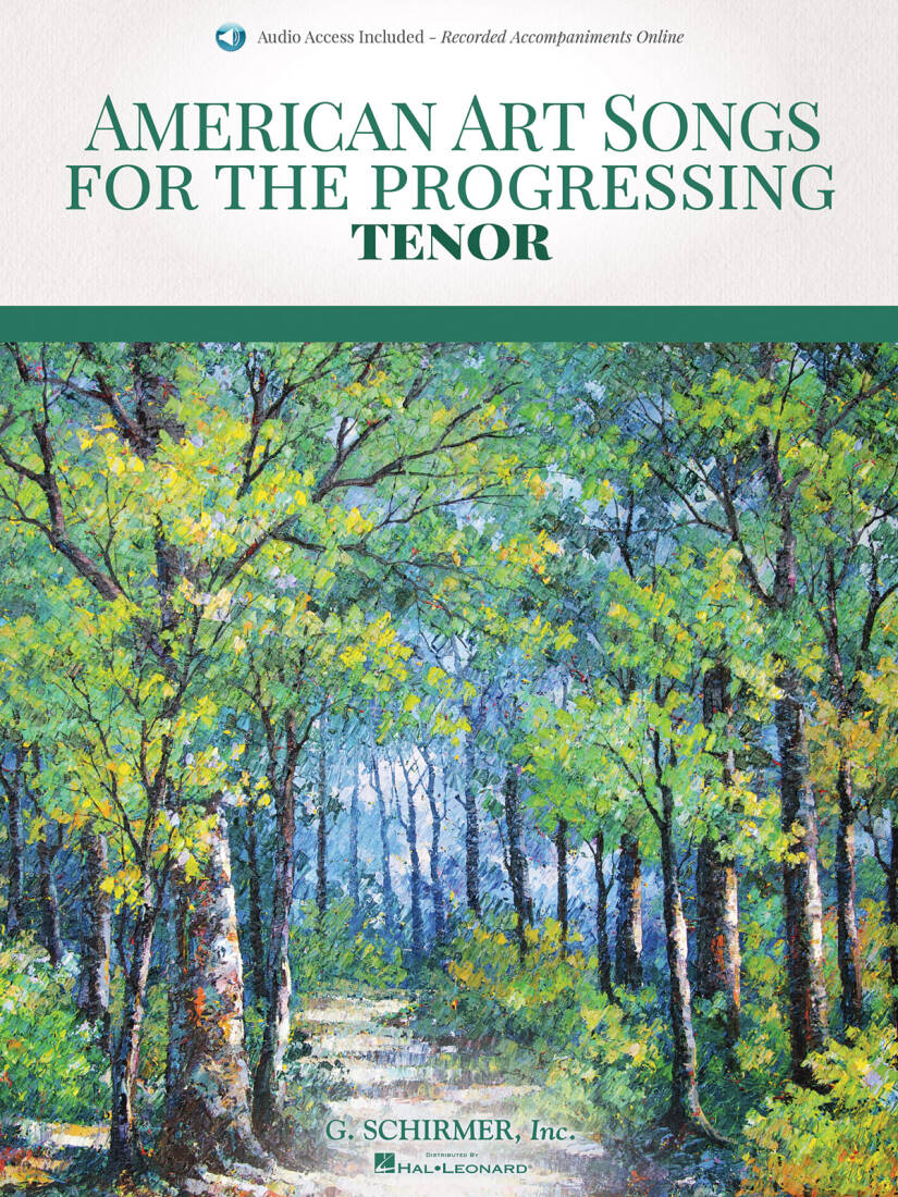 American Art Songs for the Progressing Singer - Tenor - Book/Audio Online
