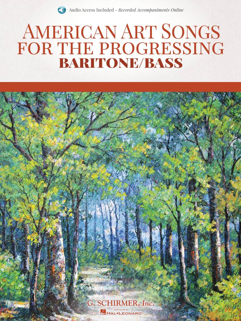 American Art Songs for the Progressing Singer - Baritone/Bass - Book/Audio Online