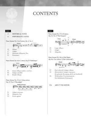 Five Favorite Piano Sonatas - Beethoven/Taub - Piano - Book