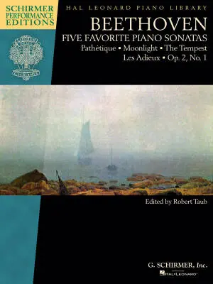 G. Schirmer Inc. - Five Favorite Piano Sonatas - Beethoven/Taub - Piano - Book