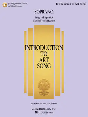 G. Schirmer Inc. - Introduction to Art Song - Boytim - Soprano - Book/Audio Online