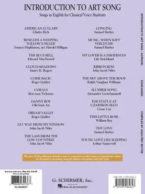 Introduction to Art Song - Boytim - Soprano - Book/Audio Online