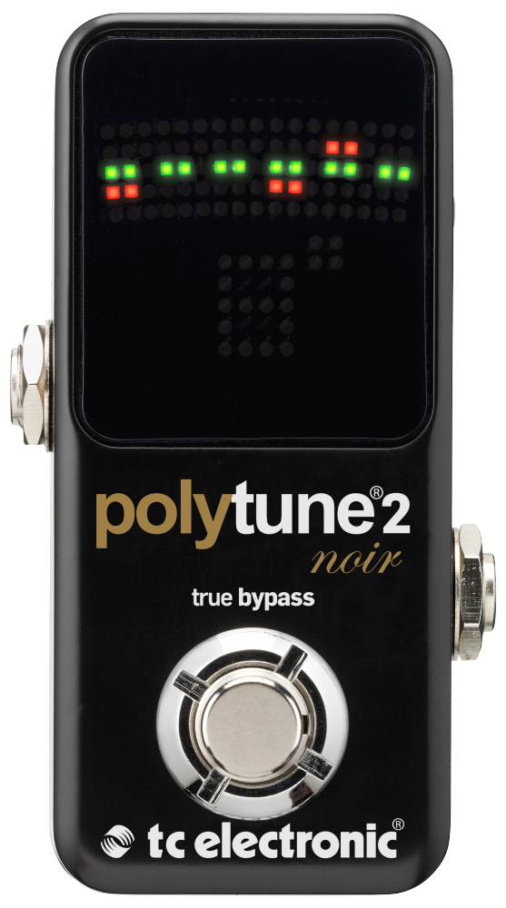 Ultra-Compact Polyphonic Pedal Tuner - Black
