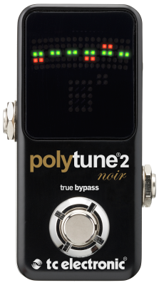 Ultra-Compact Polyphonic Pedal Tuner - Black