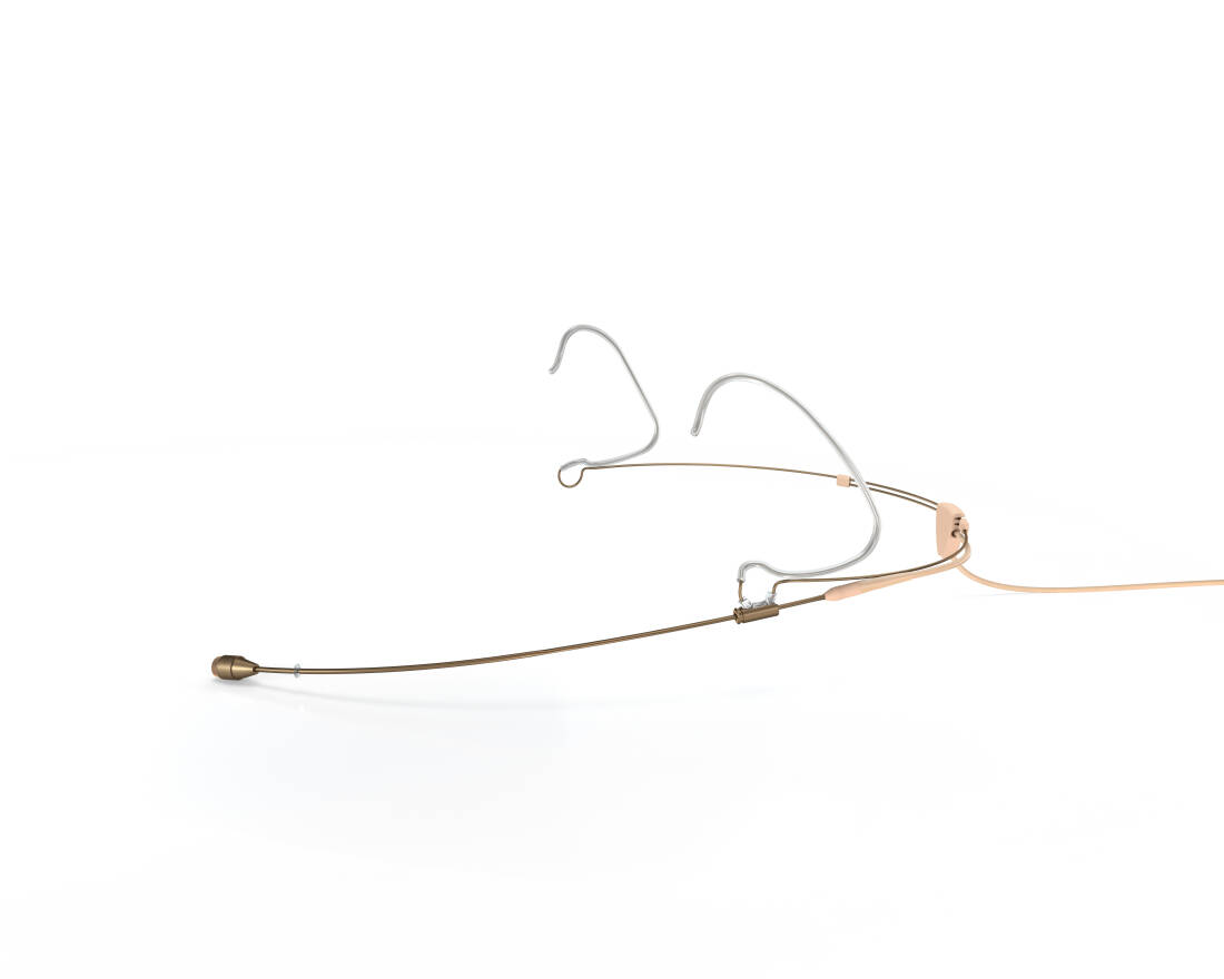 4466 CORE+ Omnidirectional Headset Microphone, MicroLock - Beige