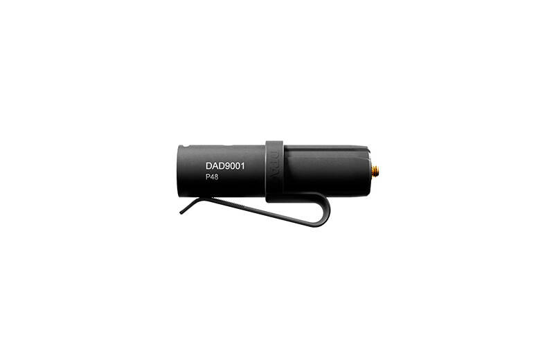 Adapter: MicroLock to 3-pin XLR with Belt Clip
