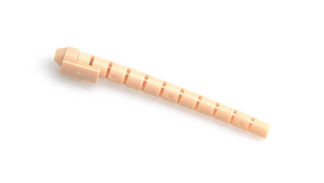 Headset Clip and Strain Relief, Beige, 5 pcs