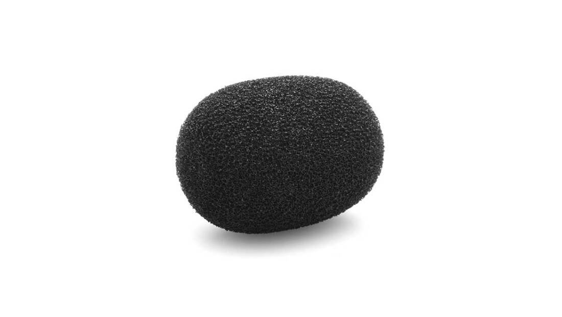 Miniature Foam Windscreen, 5 pcs - Black