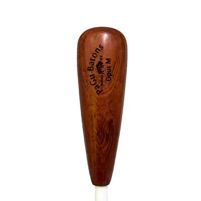 Pagu Batons - Opus Medium with Basic Fulcrum Grip - 14, Reddish Wood