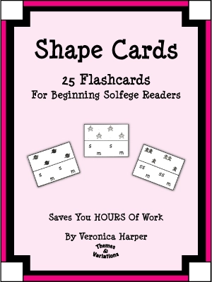 Shape Cards - Harper - Solfege Flashcards