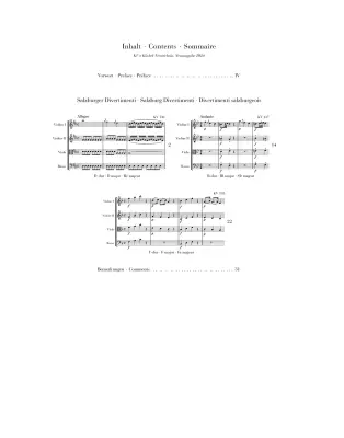 Divertimenti K. 136-138 (Salzburg Divertimenti) - Mozart - String Orchestra - Conductor Score