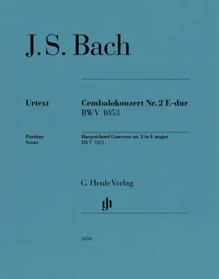 G. Henle Verlag - Harpsichord Concerto No. 2 in E Major BWV 1053 - Bach/Entin - Full Score