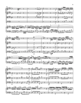 Harpsichord Concerto No. 2 in E Major BWV 1053 - Bach/Entin - Full Score