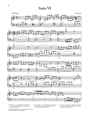 English Suite No. 6 in D Minor BWV 811 - Bach - Piano - Sheet