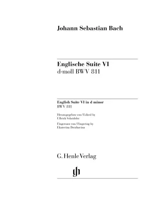 English Suite No. 6 in D Minor BWV 811 - Bach - Piano - Sheet