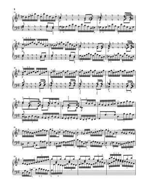 English Suite No. 5 in E Minor BWV 810 - Bach - Piano - Sheet