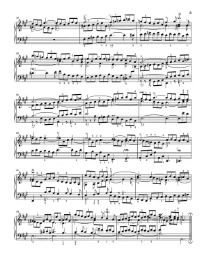 English Suite No. 1 in A Major BWV 806 - Bach - Piano - Sheet