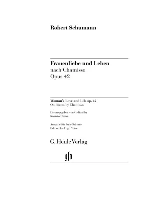 Woman\'s Love and Life, Op. 42 (Frauenliebe und Leben) - Schumann - High Voice - Book