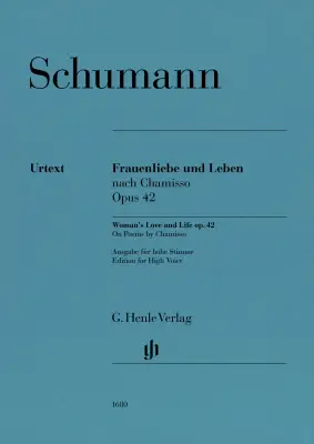 G. Henle Verlag - Womans Love and Life, Op. 42 (Frauenliebe und Leben) - Schumann - High Voice - Book