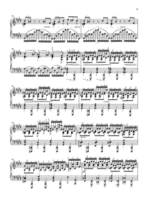 Etude C# Minor, Op. 42 No. 5 - Scriabin/Rubcova - Piano - Sheet