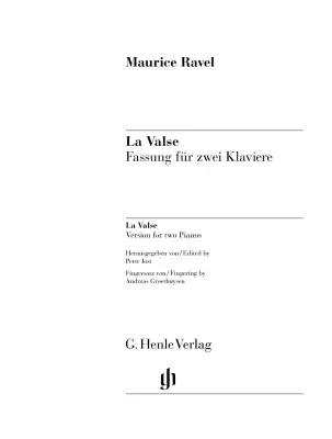 La Valse - Ravel/Jost - 2P4H - Book
