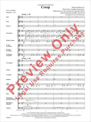 Creep - Bernotas - Concert Band - Gr. 2.5