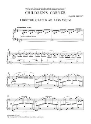 Children\'s Corner - Debussy/Swarsenski - Piano - Book