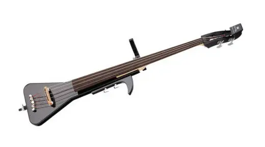 Warwick - RockBass Triumph Lite 4-String Electric Upright Bass with Gig Bag - Solid Black High Polish