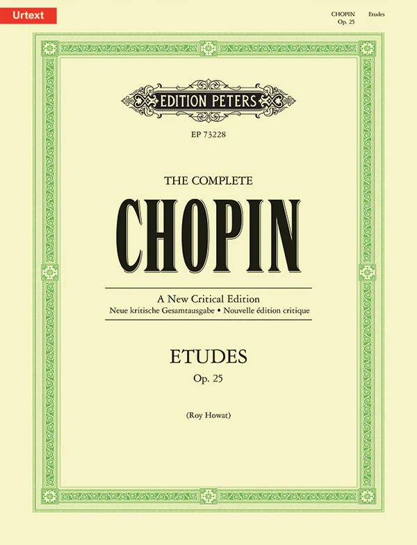The Complete Chopin: Etudes, Op. 25 (A New Critical Edition) - Piano - Book