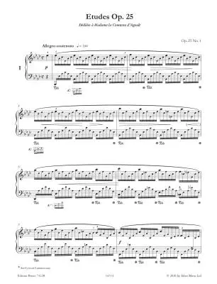 The Complete Chopin: Etudes, Op. 25 (A New Critical Edition) - Piano - Book