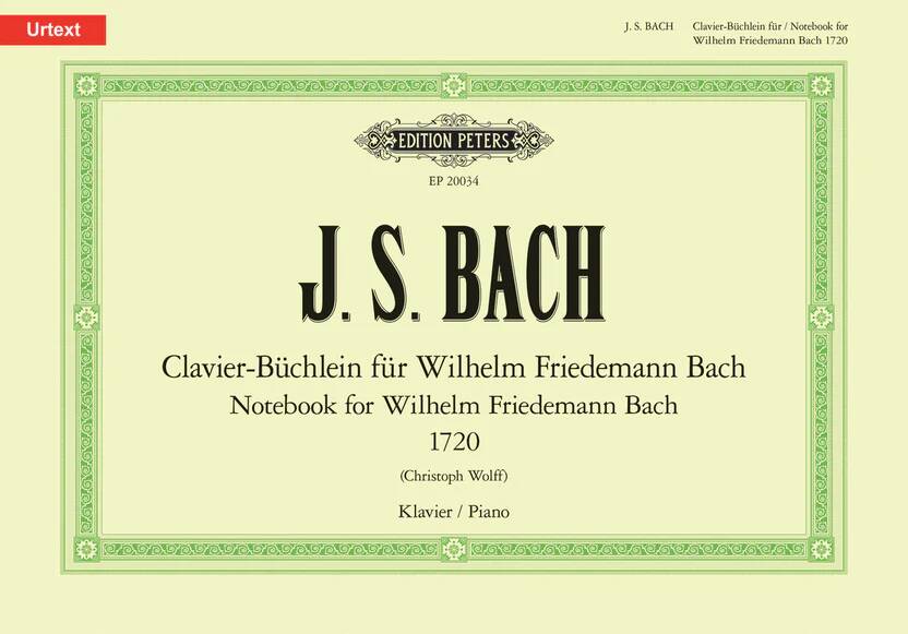 Notebook for Wilhelm Friedemann Bach - Bach/Wolf - Piano - Book