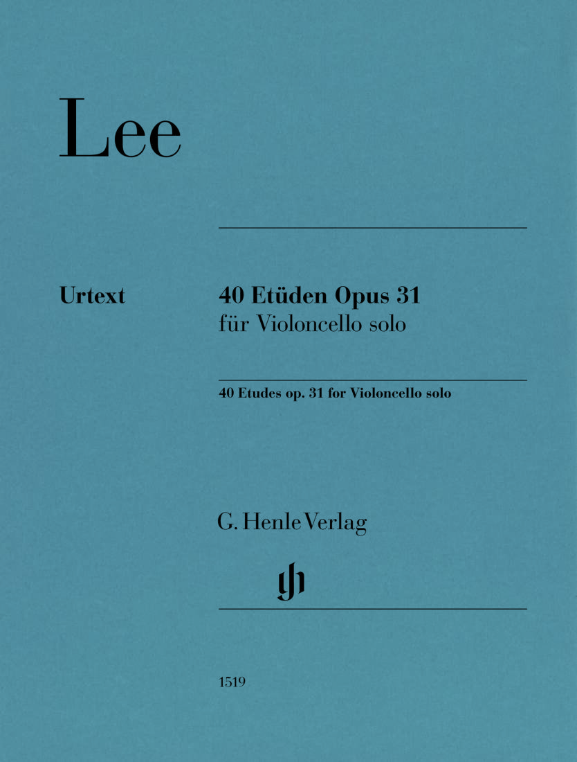 40 Etudes for Cello Solo, Op. 31 - Lee/Oppermann - Cello - Book