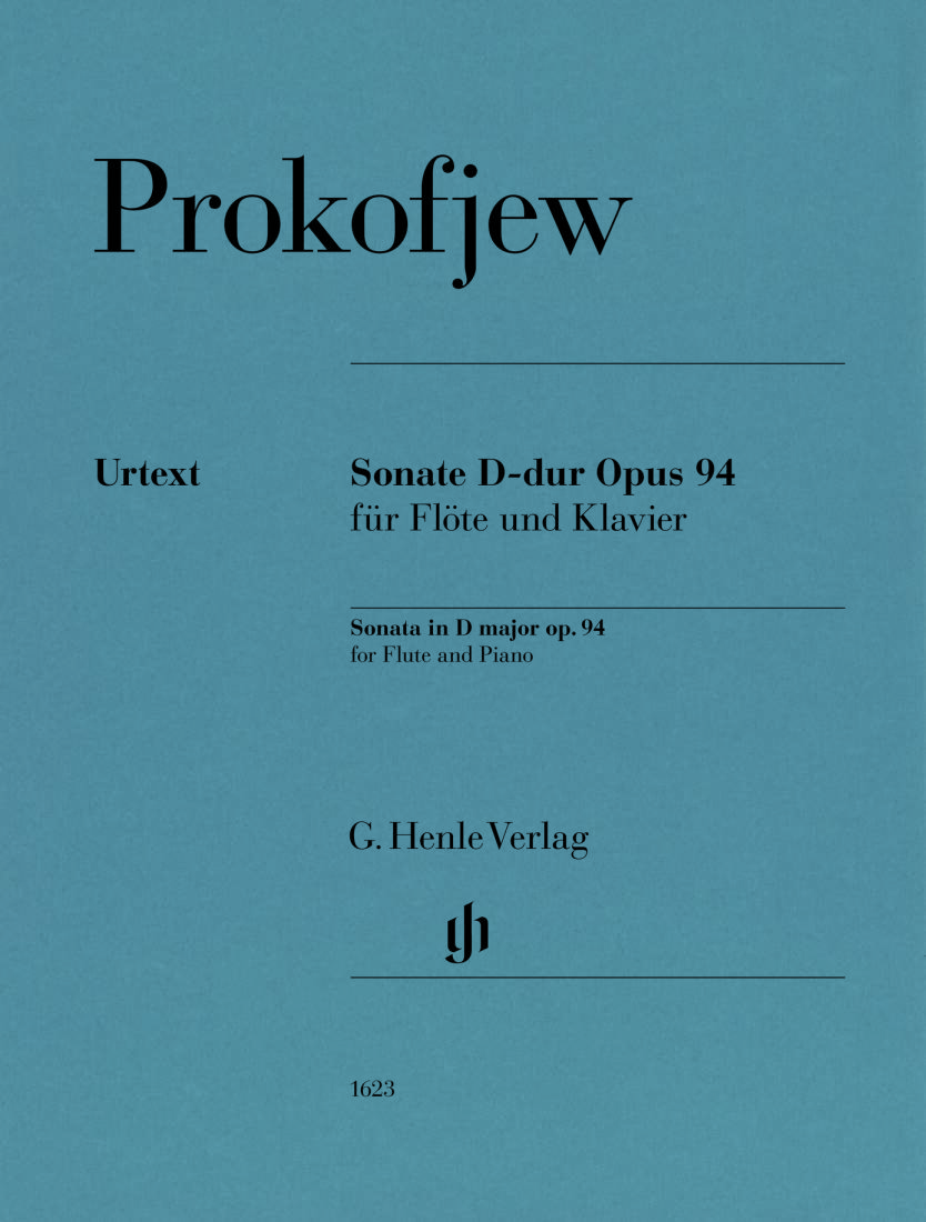Sonata in D Major Op. 94 - Prokofiev/Rahmer - Flute/Piano - Book