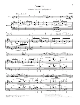 Sonata in D Major Op. 94 - Prokofiev/Rahmer - Flute/Piano - Book