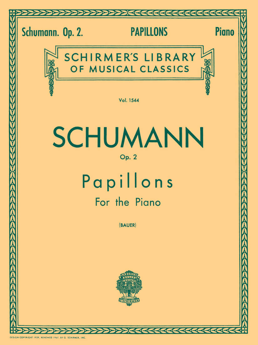 Papillons (Butterflies), Op. 2 - Schumann/Bauer - Piano - Book