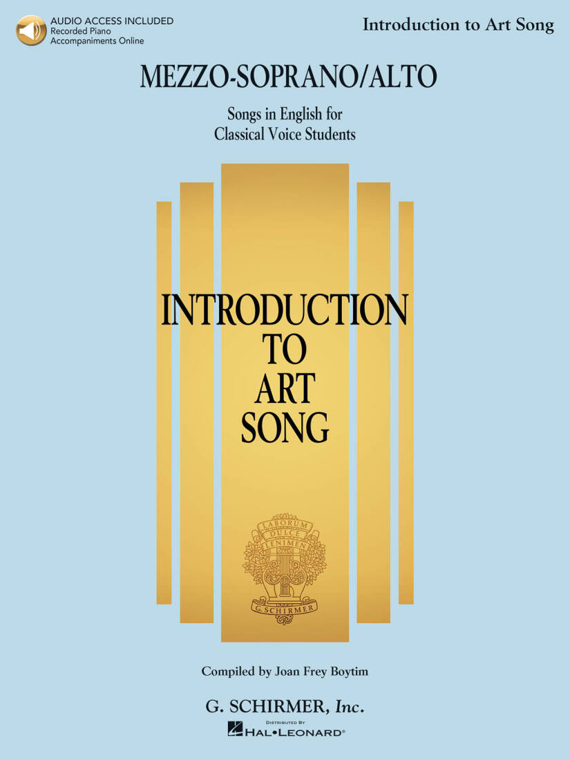 Introduction to Art Song - Boytim - Mezzo-Soprano/Alto - Book/Audio Online