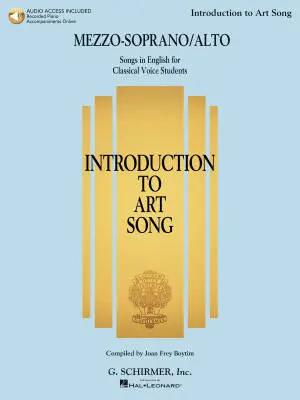 G. Schirmer Inc. - Introduction to Art Song - Boytim - Mezzo-Soprano/Alto - Book/Audio Online