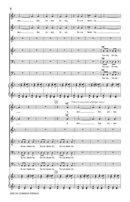 Ode to Common Things - Ratcliff - Choral Octavo - SSATBB Accompanied