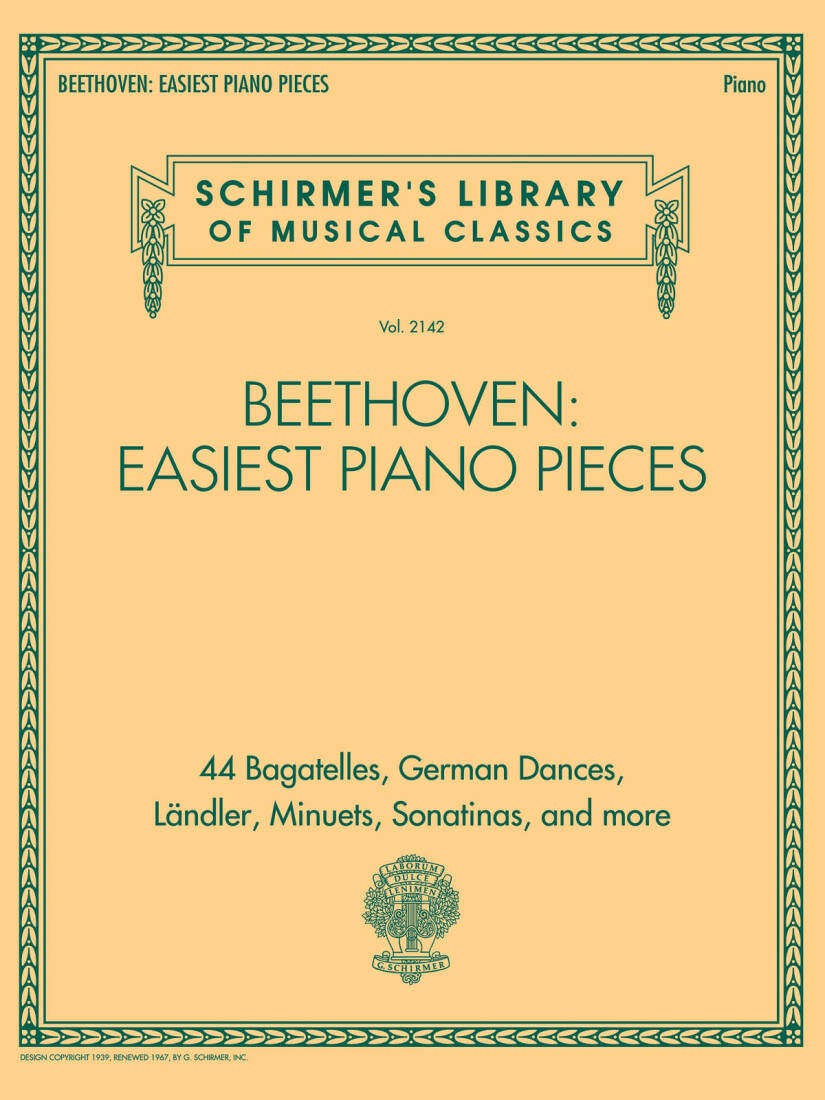Easiest Piano Pieces - Beethoven - Piano - Book